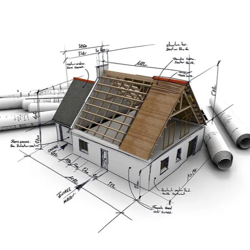 plan de construction maison d'architecte